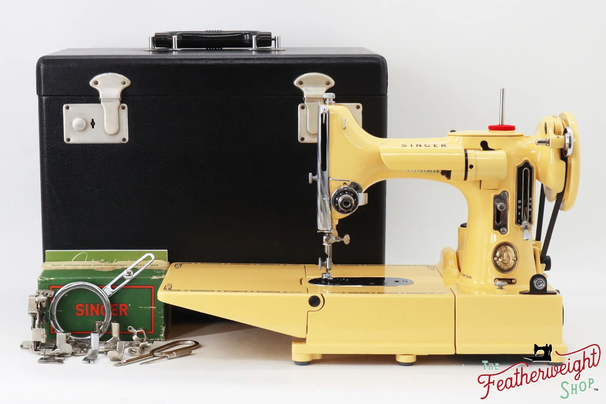 Singer Featherweight 222K - EJ9124** - Fully Restored in Happy Yellow