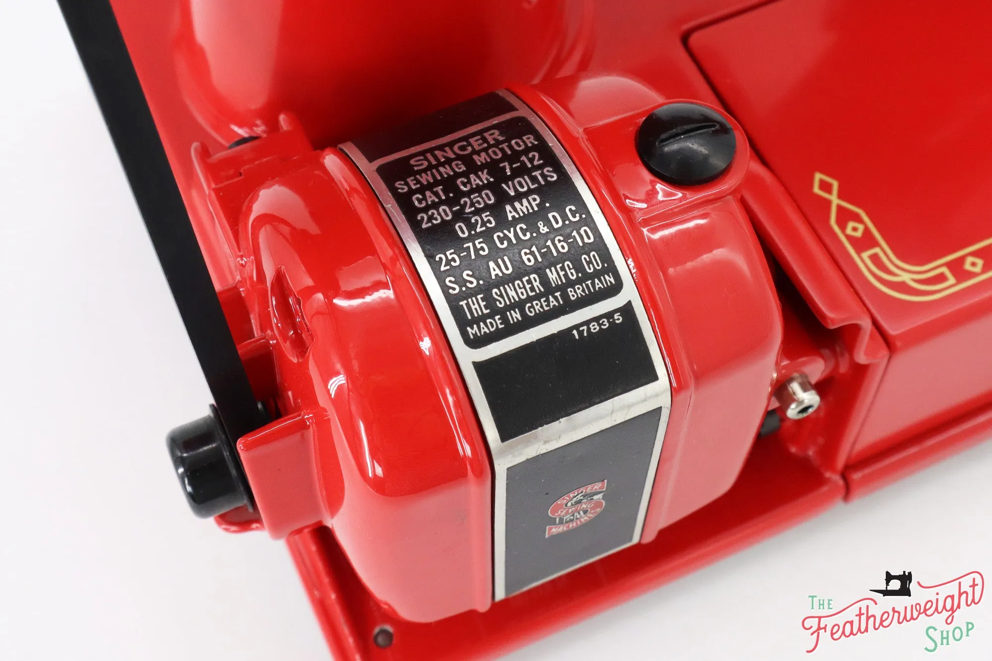 Singer Featherweight 222K Red 'S' - ES1655** - Fully Restored in Liberty Red