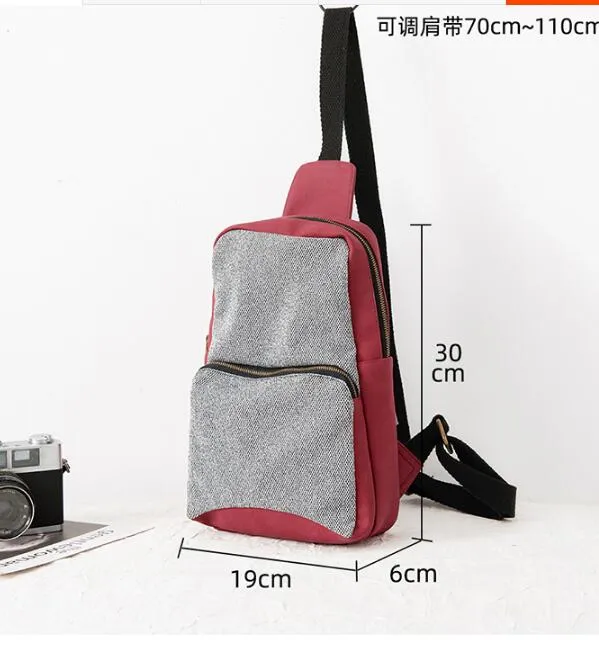 Small Cotton Simple Women Travel Bag Single Shoulder Bag