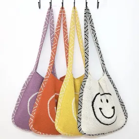 Smile Casual Shoulder Tote Bag