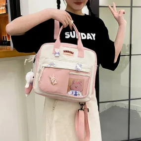 Softly Kawaii Satchel Pocket Schoolbag