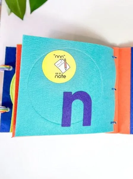 Spy Pen and Notebook Quiet Book Page