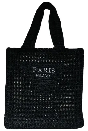 STRAW PARIS BAG