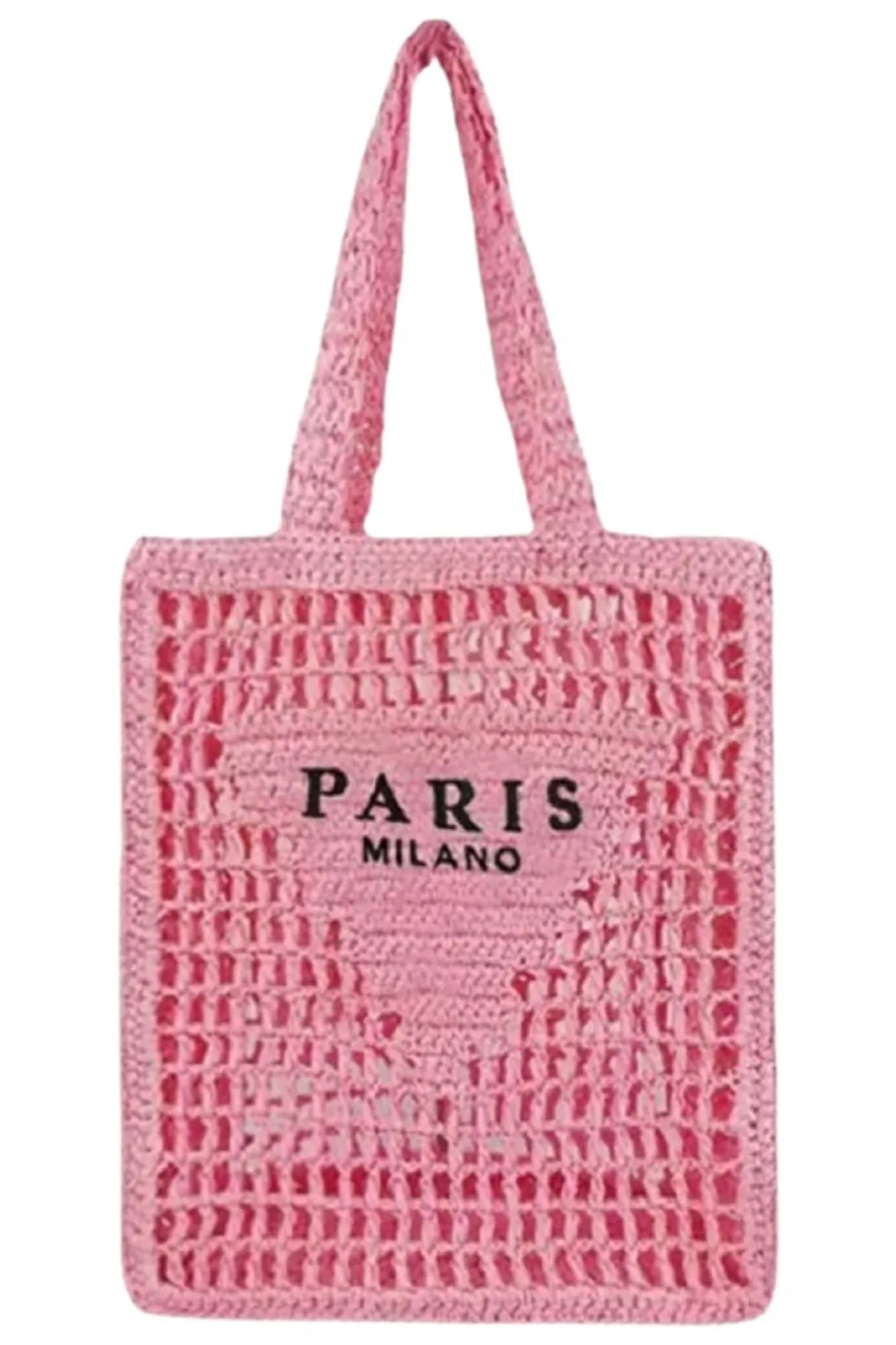 STRAW PARIS BAG