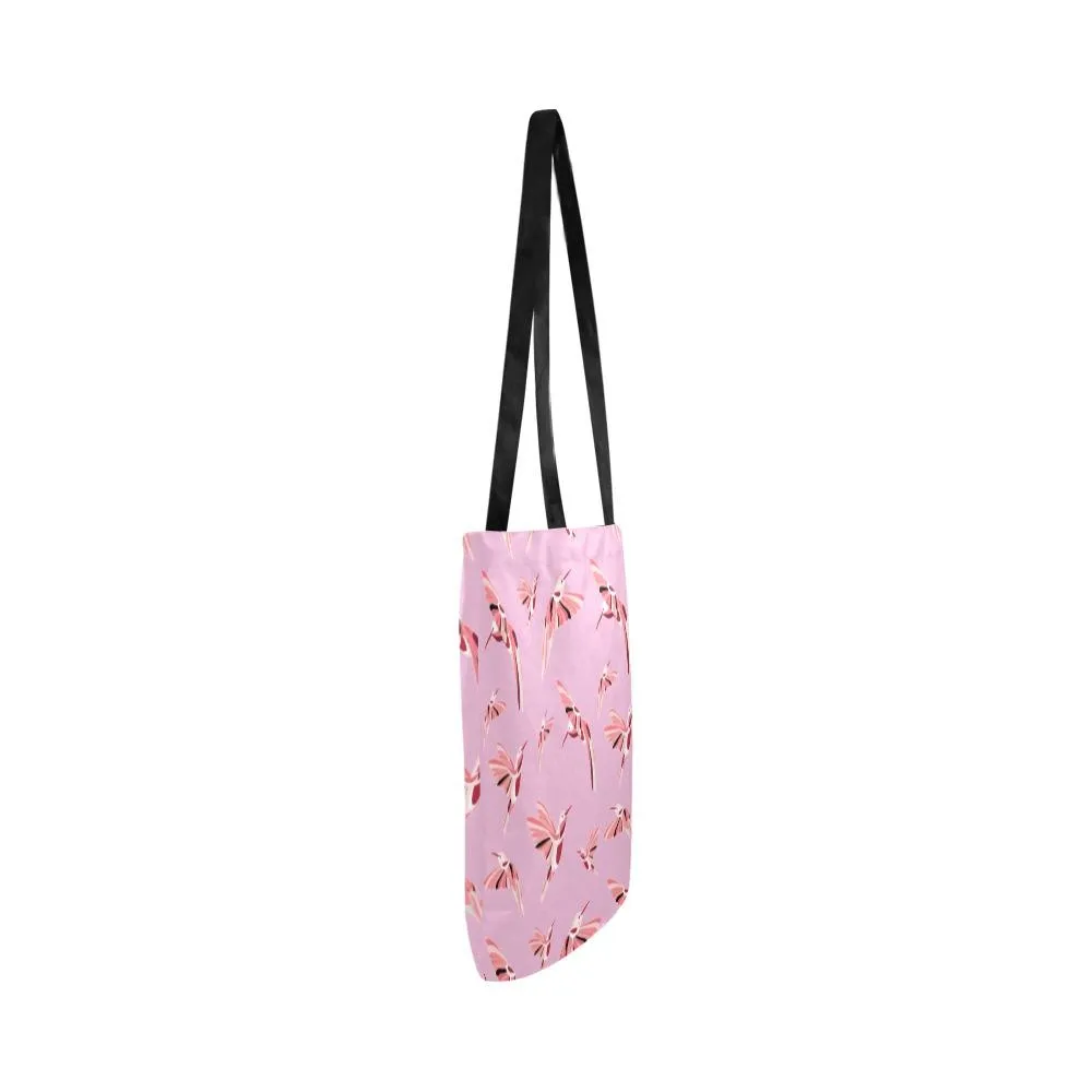 Strawberry Pink Reusable Shopping Bag (Two sides)