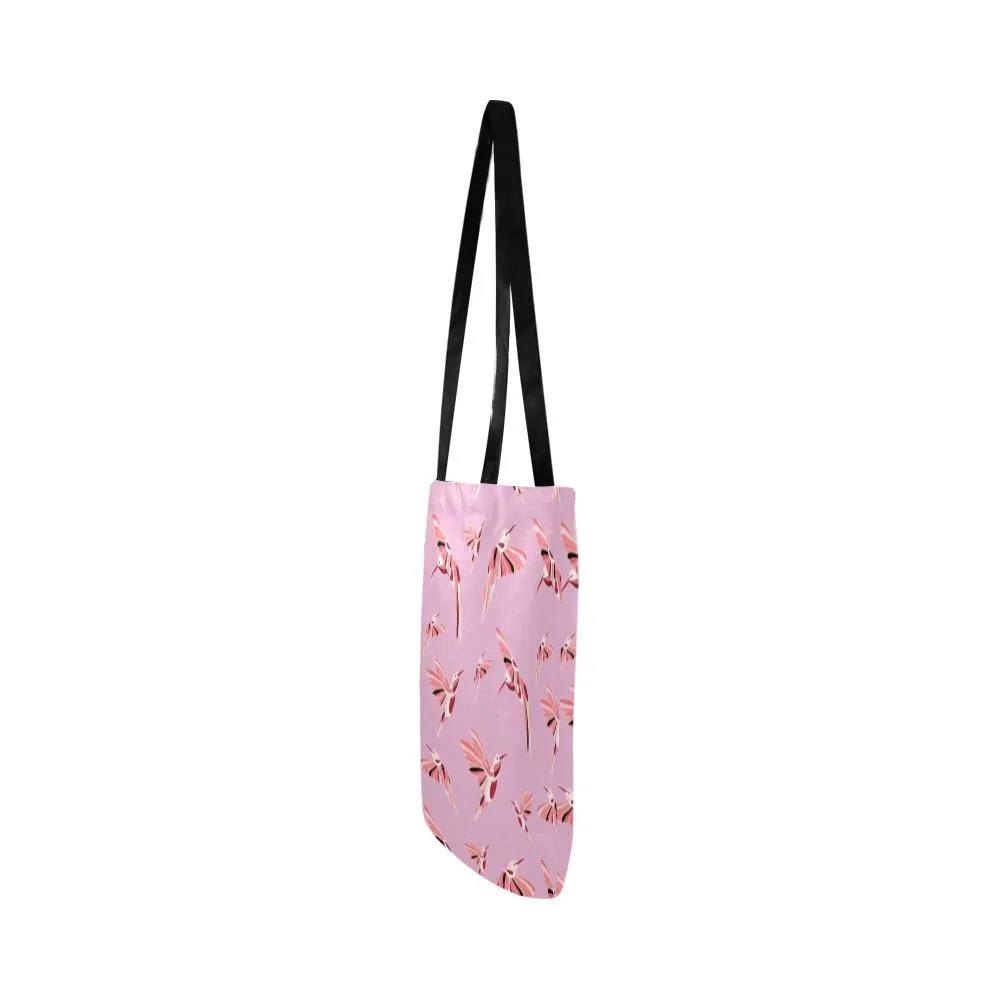 Strawberry Pink Reusable Shopping Bag (Two sides)