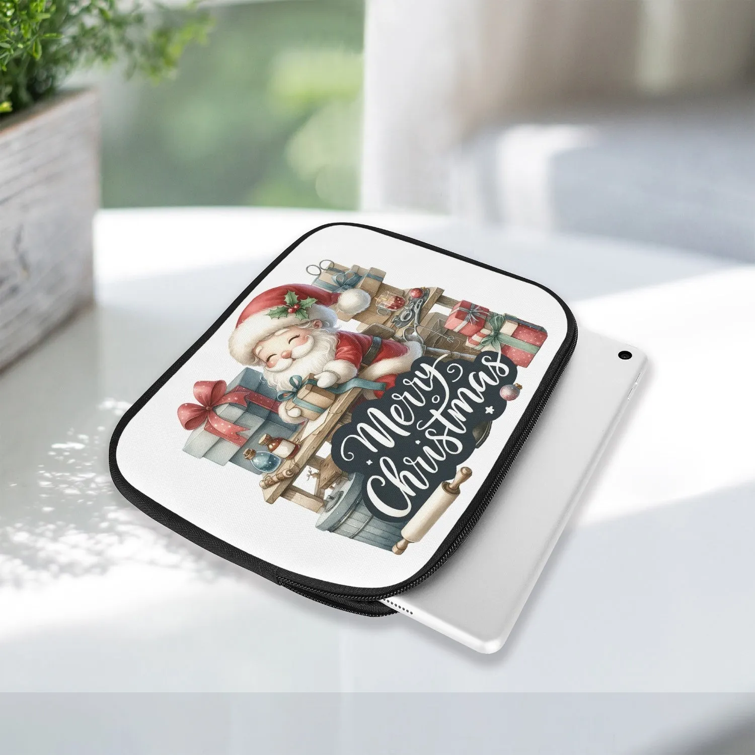 Tablet Sleeve - Santa Merry Chrismas