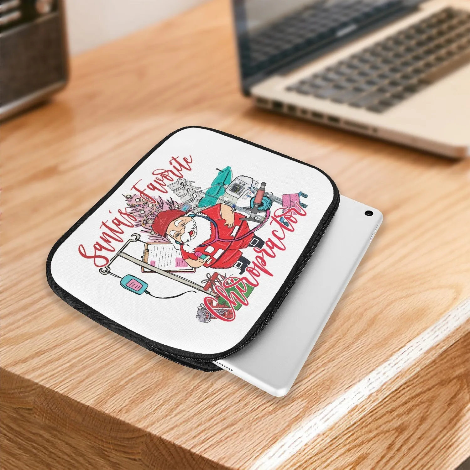 Tablet Sleeve - Santa's Favorite Chiropractor, awd-546