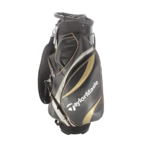 TaylorMade Cart Bag - Black/White/Gold