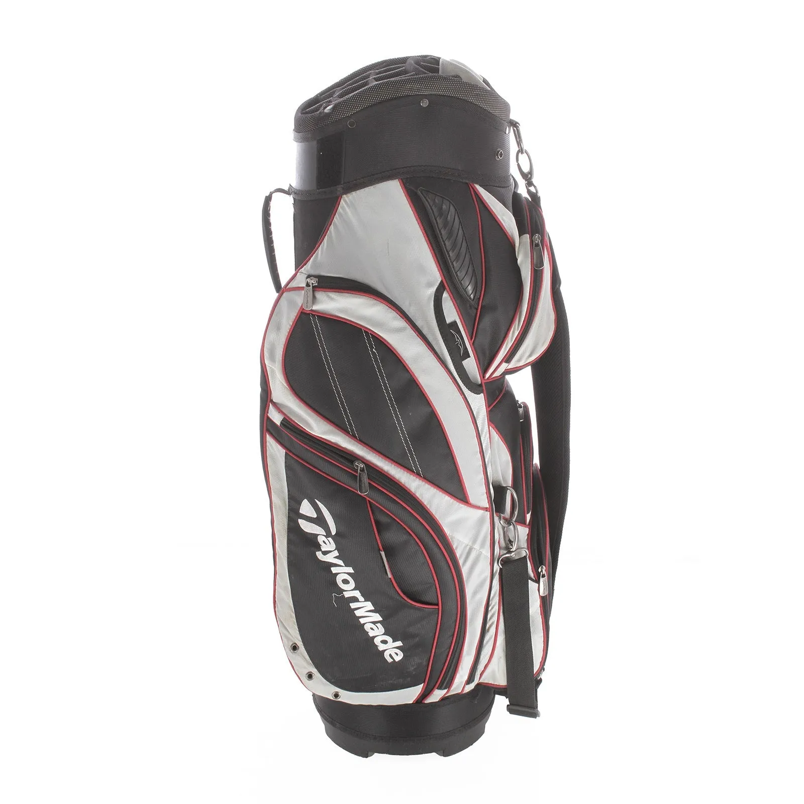 TaylorMade Corza Cart Bag - Black/Red/White