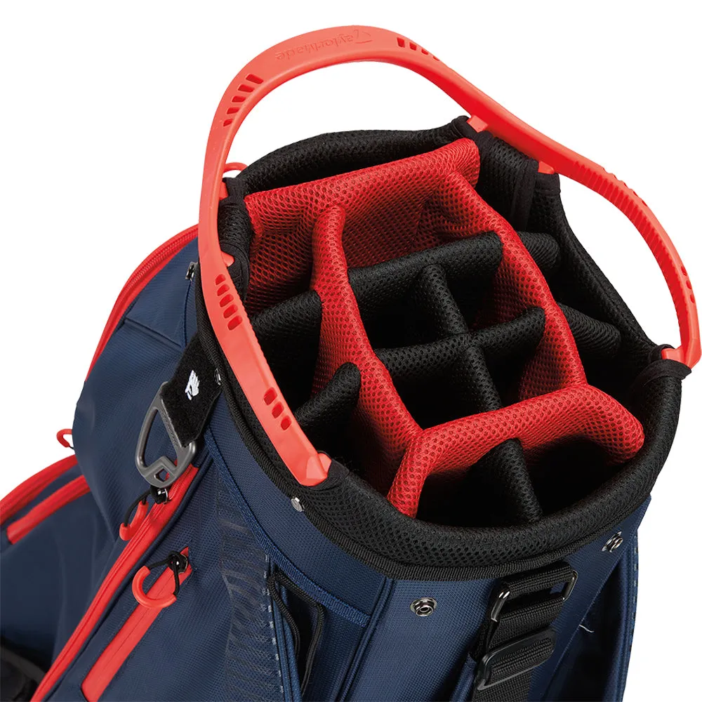 TaylorMade Pro Cart Bag - Navy/Red