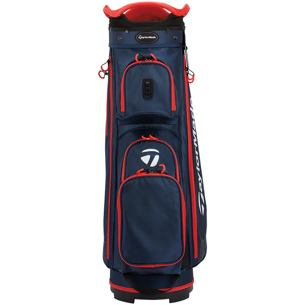 TaylorMade Pro Cart Bag - Navy/Red