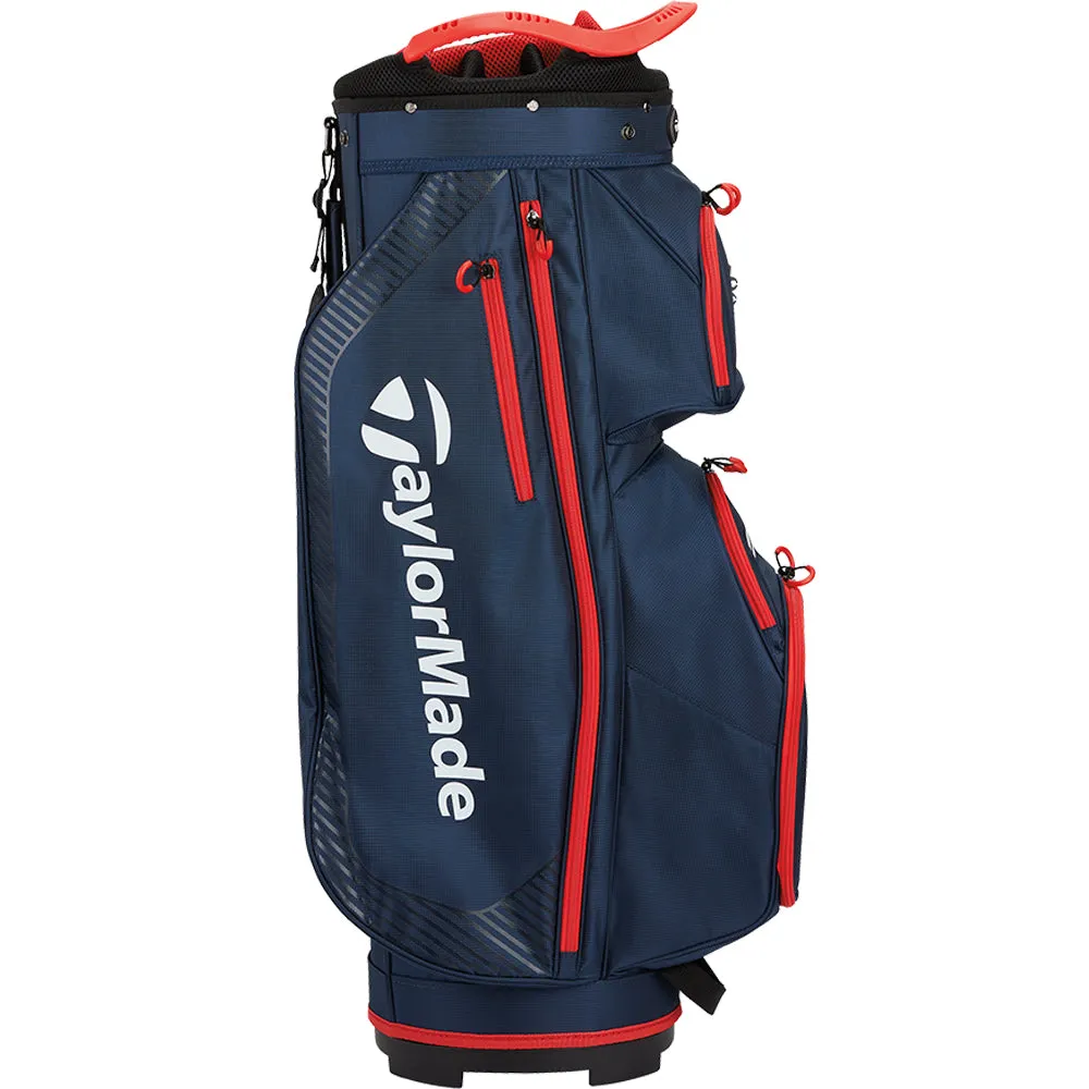 TaylorMade Pro Cart Bag - Navy/Red