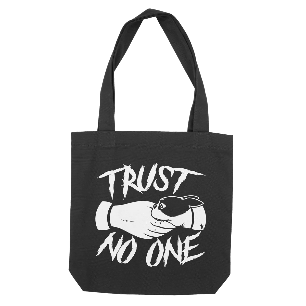 Terrier Cvlt "Trust No One" Black Tote