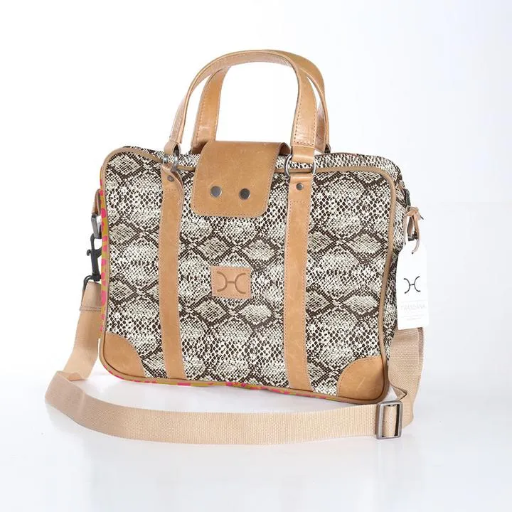 Thandana Laminated Fabric Laptop Bag