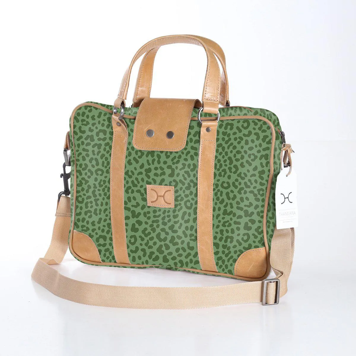 Thandana Laminated Fabric Laptop Bag