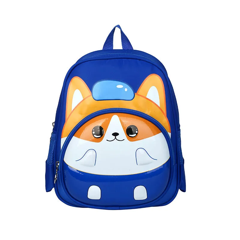 THE LITTLE LOOKERS Cute School Bag Backpack for Girls & Boys Kids School Bags Preschool Kindergarten Travel Picnic - Blue