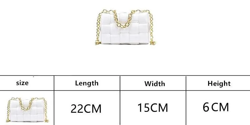 Thick Gold Chain Strap Bag