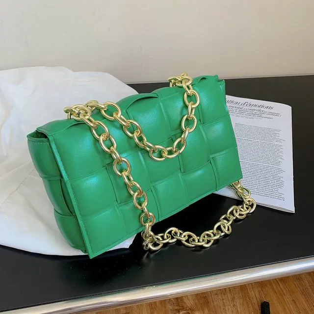 Thick Gold Chain Strap Bag