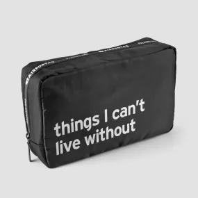 Things I can't live without - Packing Bag