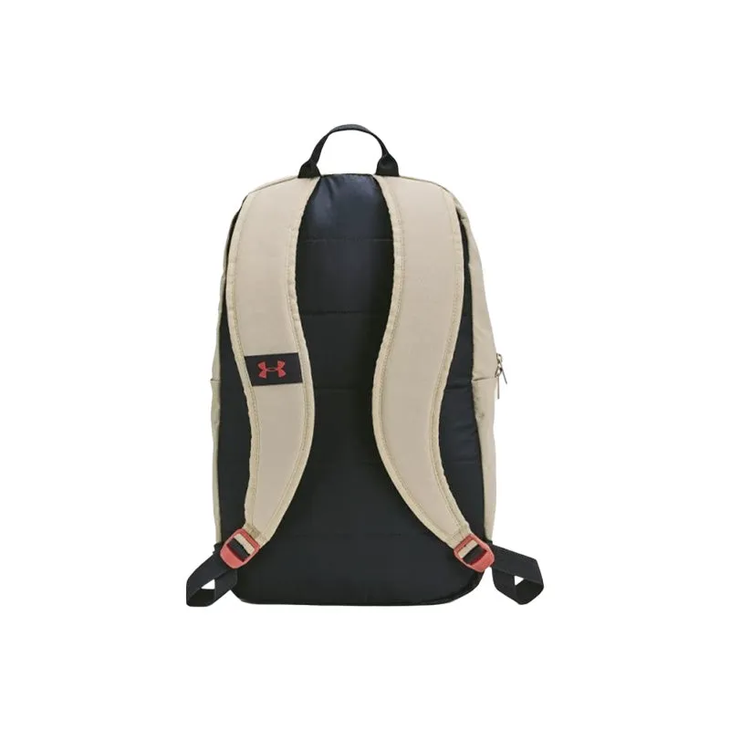 UNDER ARMOUR Halftime Backpack (Khaki/Red/Black)