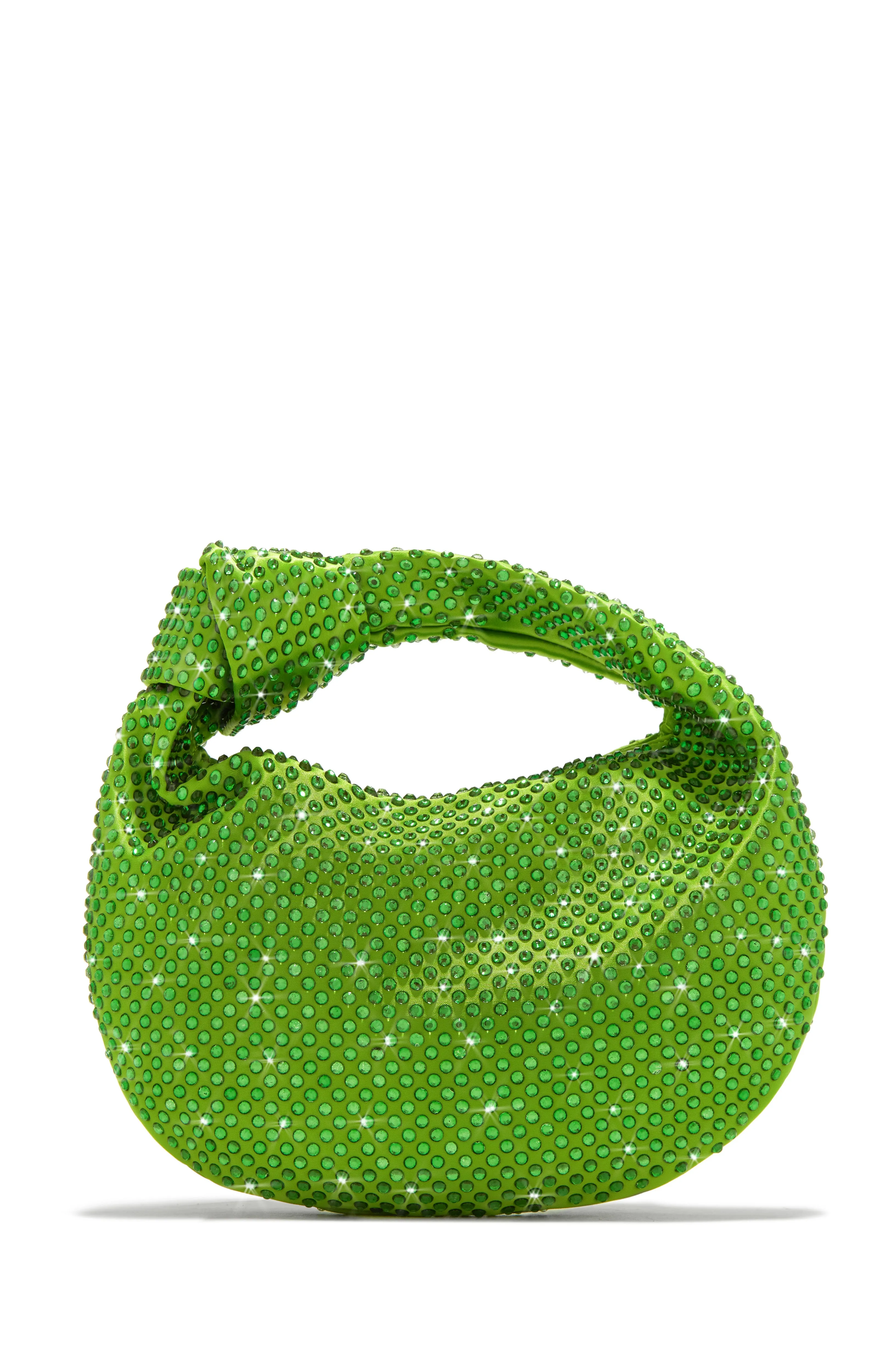 Vacay Nights Embellished Knot Detail Bag - Green