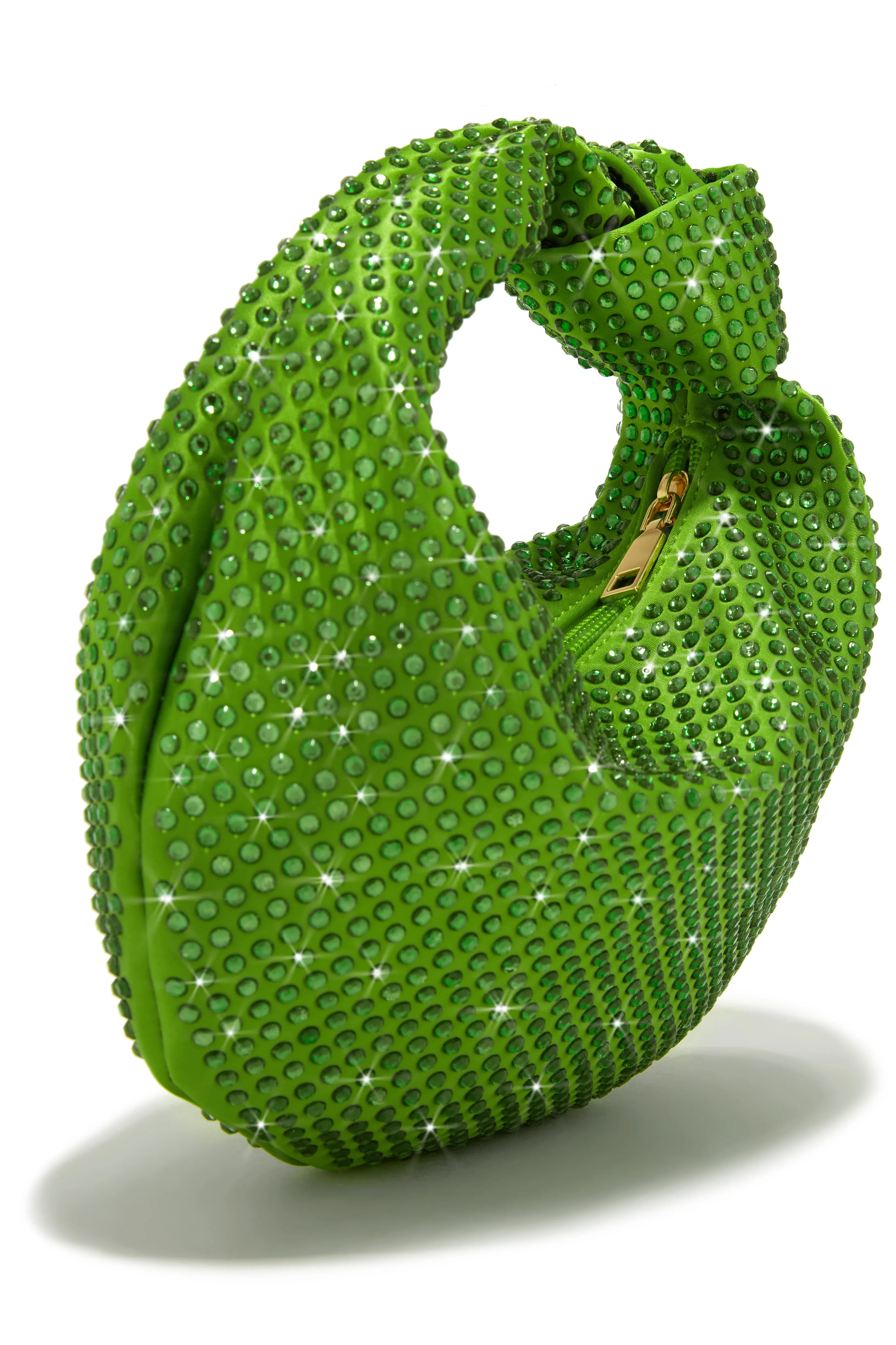 Vacay Nights Embellished Knot Detail Bag - Green