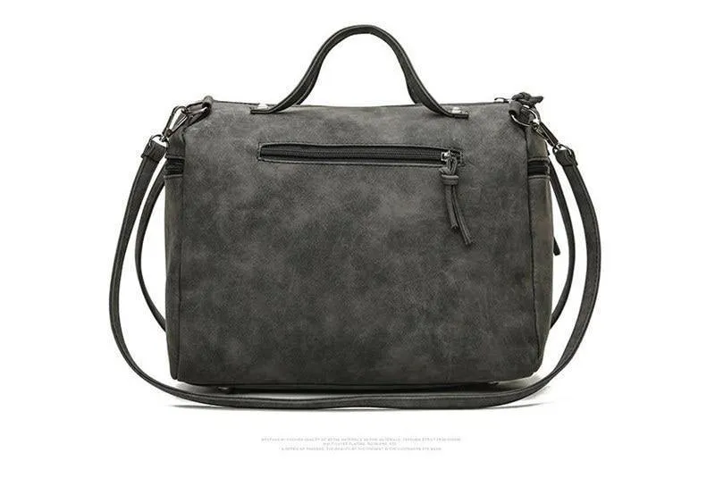 Versatile Leather Large Capacity Shoulder Bag