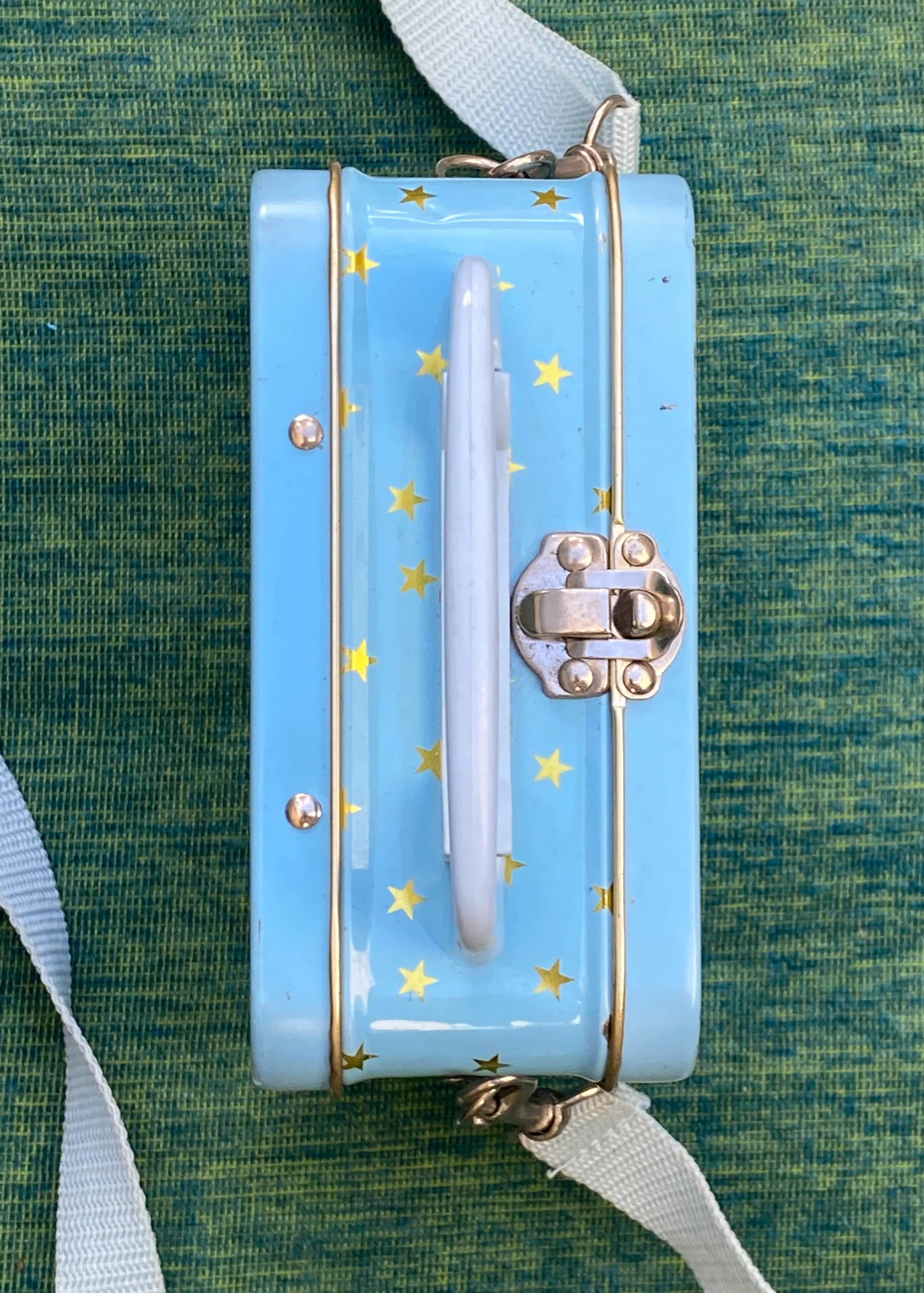 Vintage Blue Fiorucci Box Bag