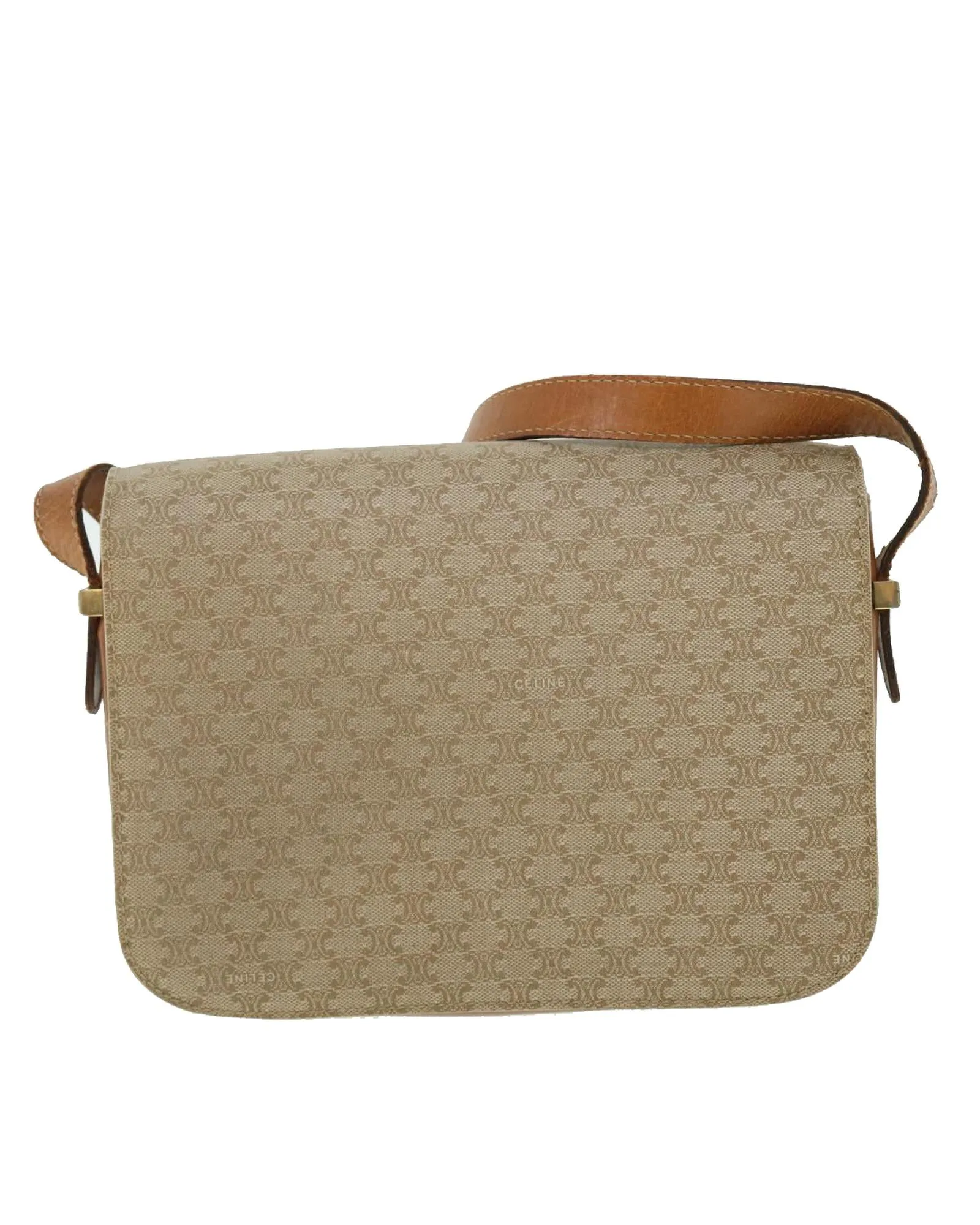 Vintage Macadam Canvas Shoulder Bag