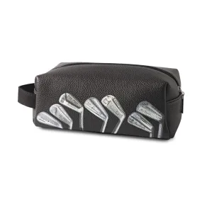 Vintage Signature Golf Clubs Black Toilet Bag