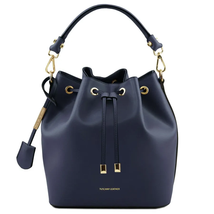 Vittoria Leather Bucket Bag