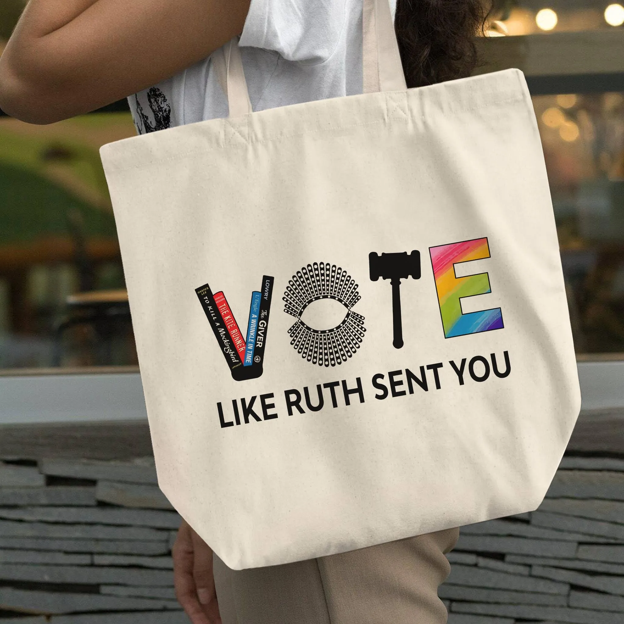 Vote Like Ruth Sent You Tote Bag TBW401