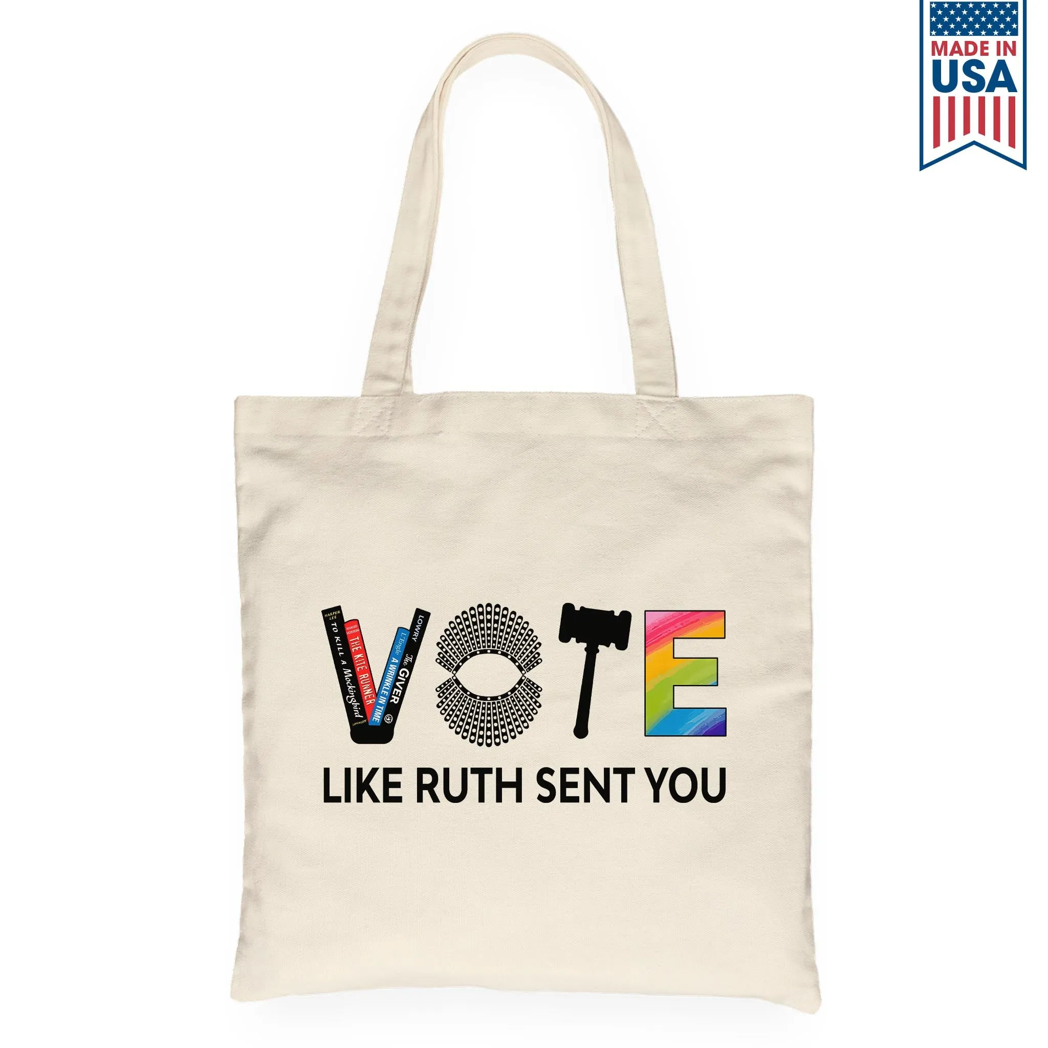 Vote Like Ruth Sent You Tote Bag TBW401