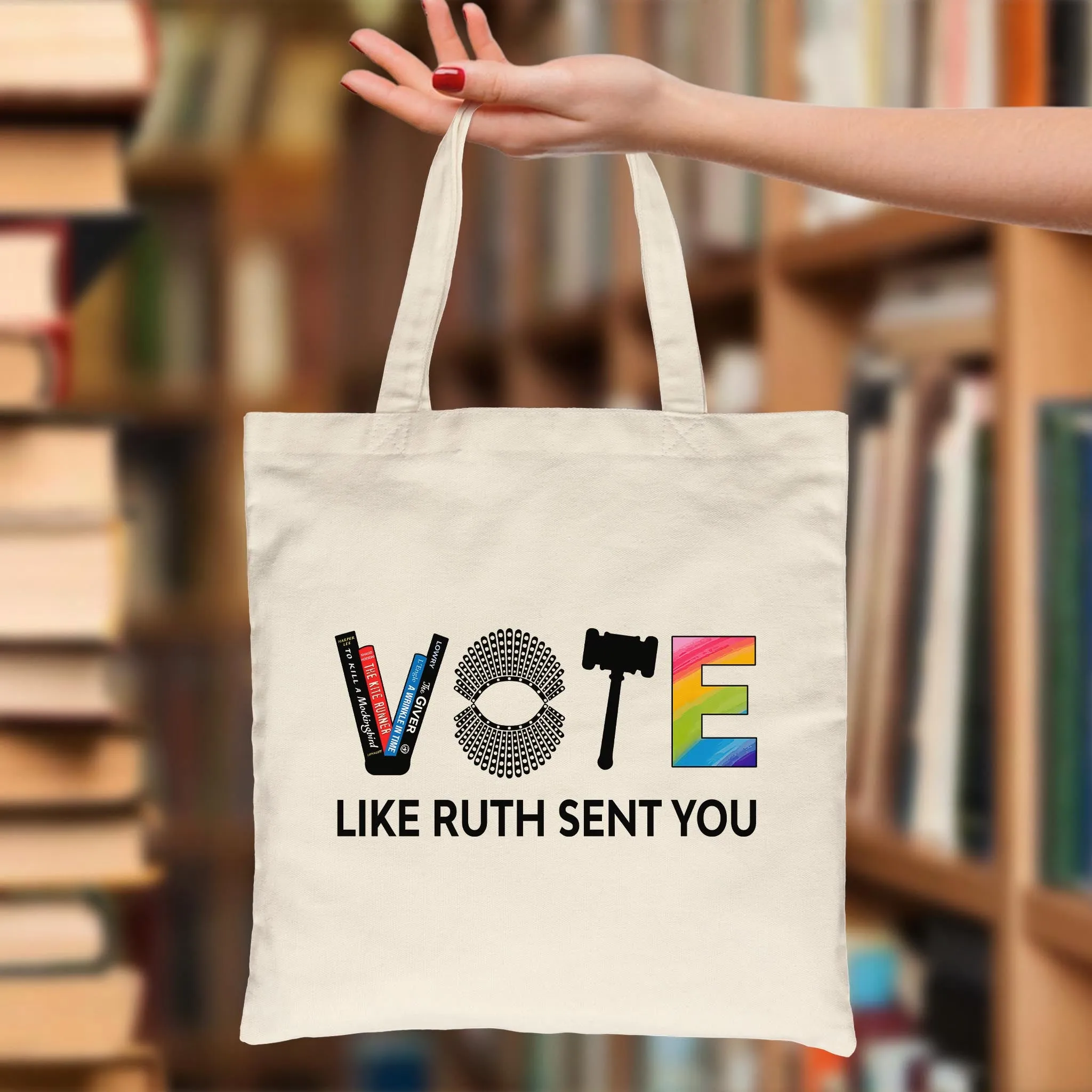 Vote Like Ruth Sent You Tote Bag TBW401