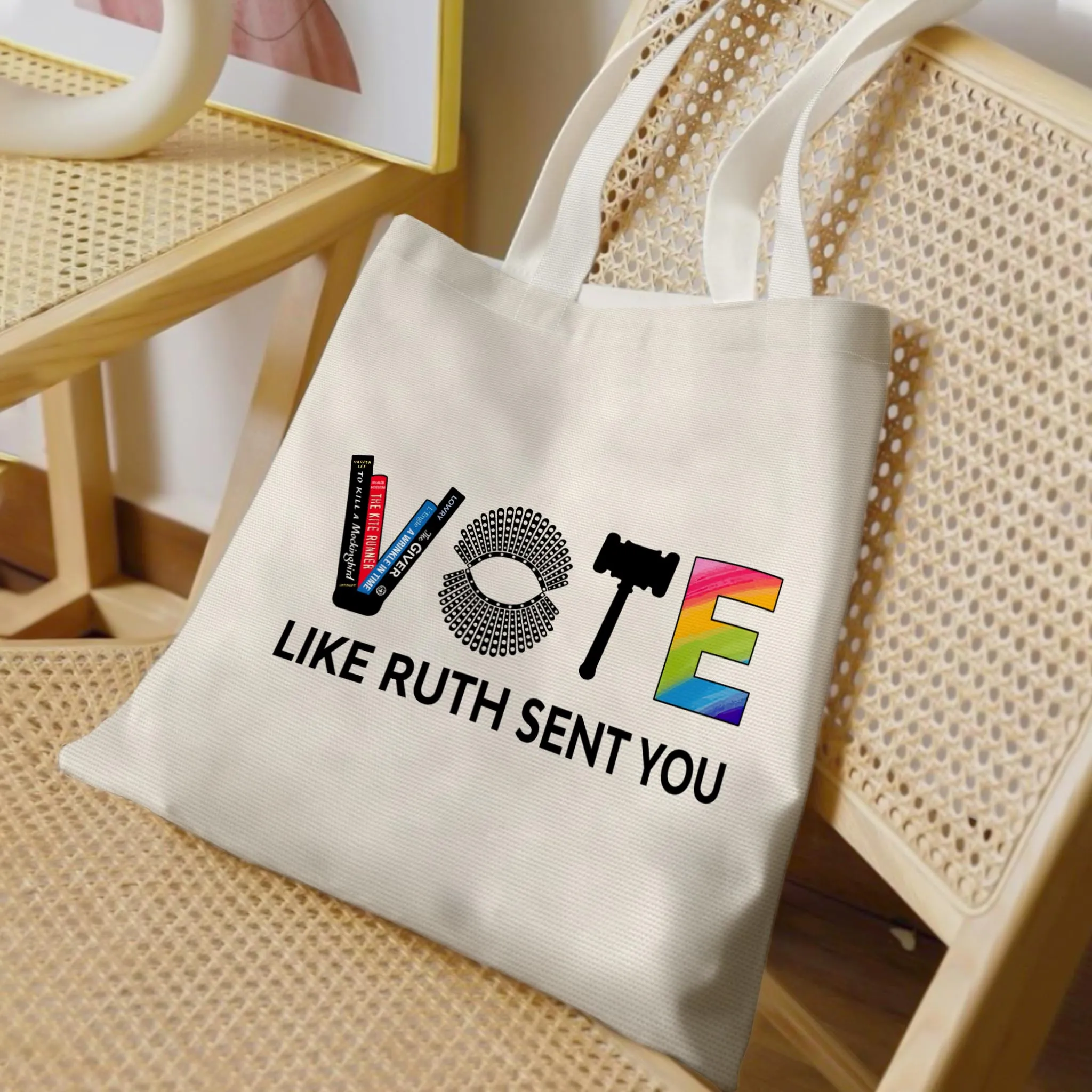 Vote Like Ruth Sent You Tote Bag TBW401