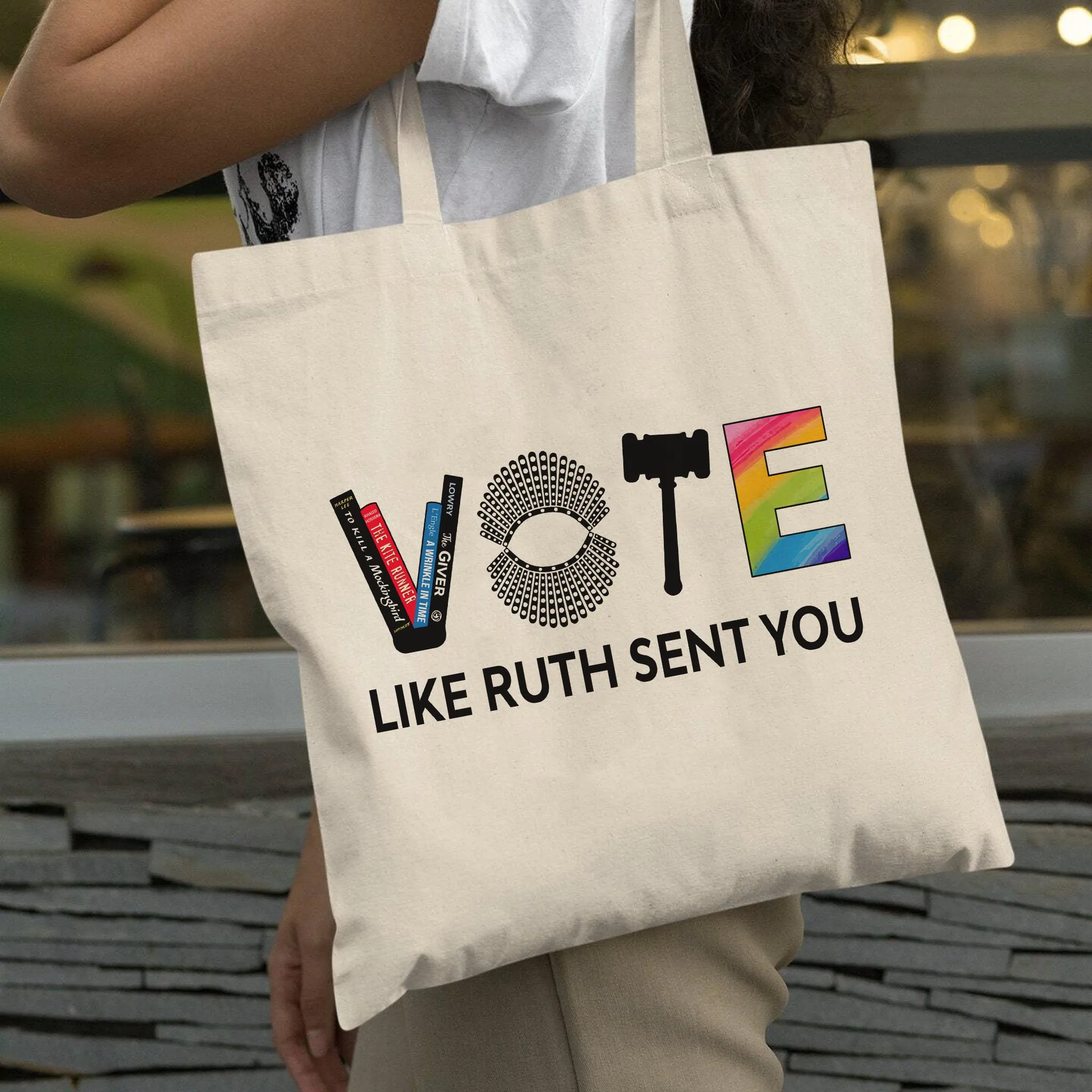 Vote Like Ruth Sent You Tote Bag TBW401