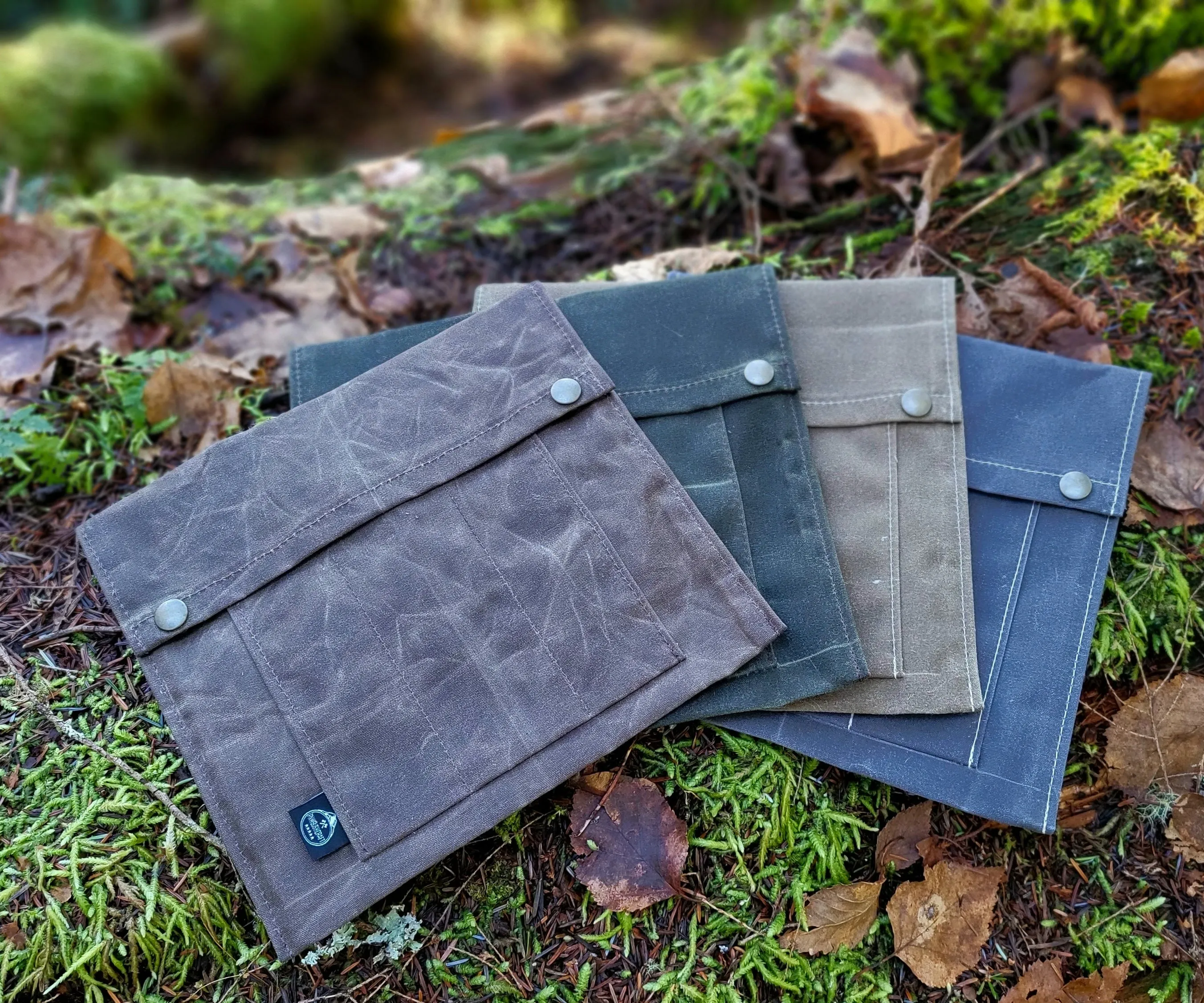 Waxed Canvas Grub Bag for keeping your dishes and utensils organized  by PNWBUSHCRAFT