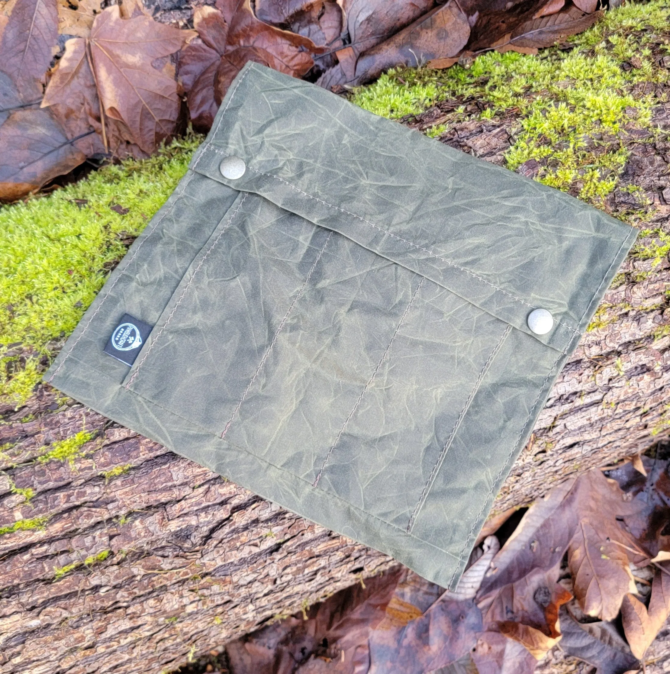 Waxed Canvas Grub Bag for keeping your dishes and utensils organized  by PNWBUSHCRAFT