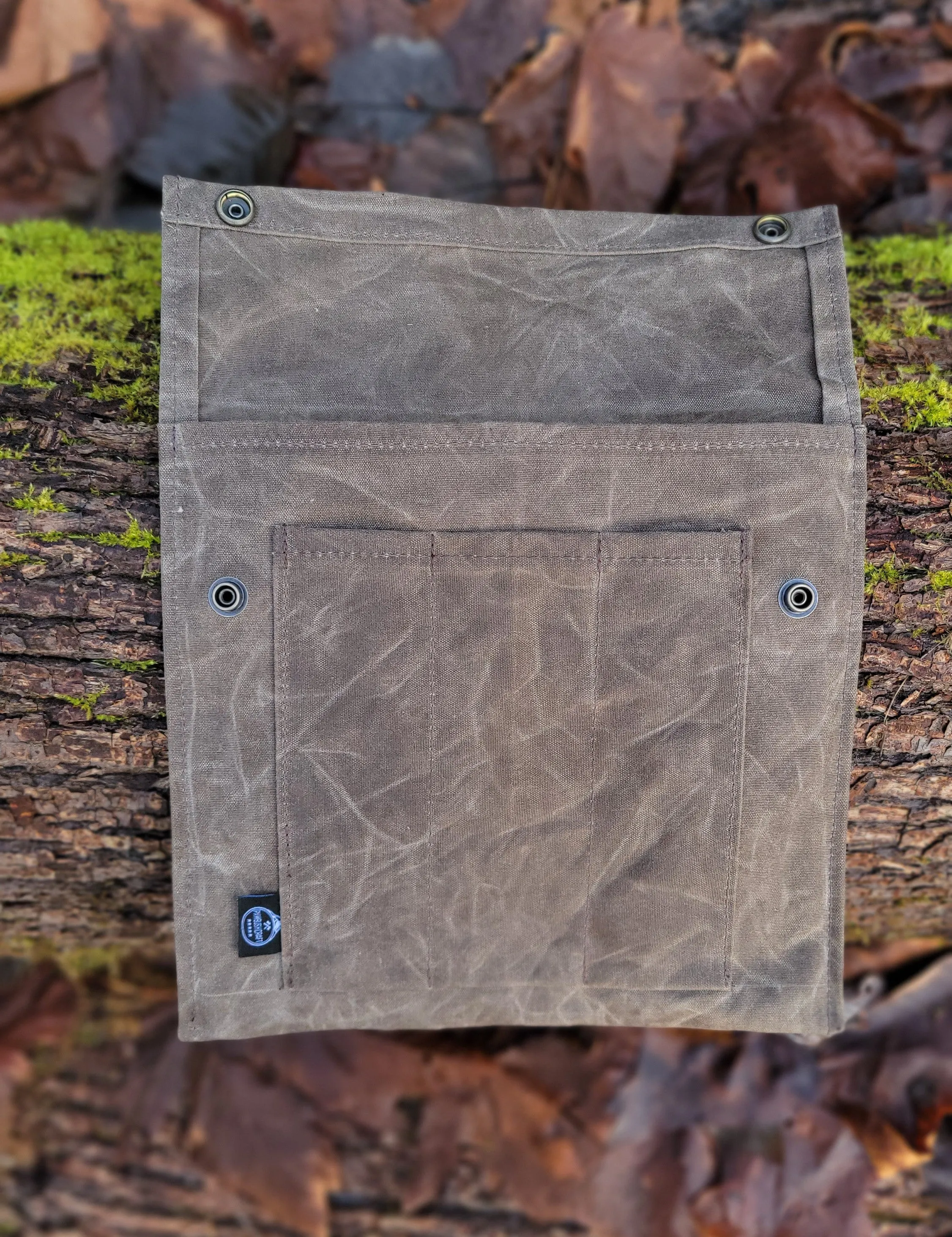 Waxed Canvas Grub Bag for keeping your dishes and utensils organized  by PNWBUSHCRAFT