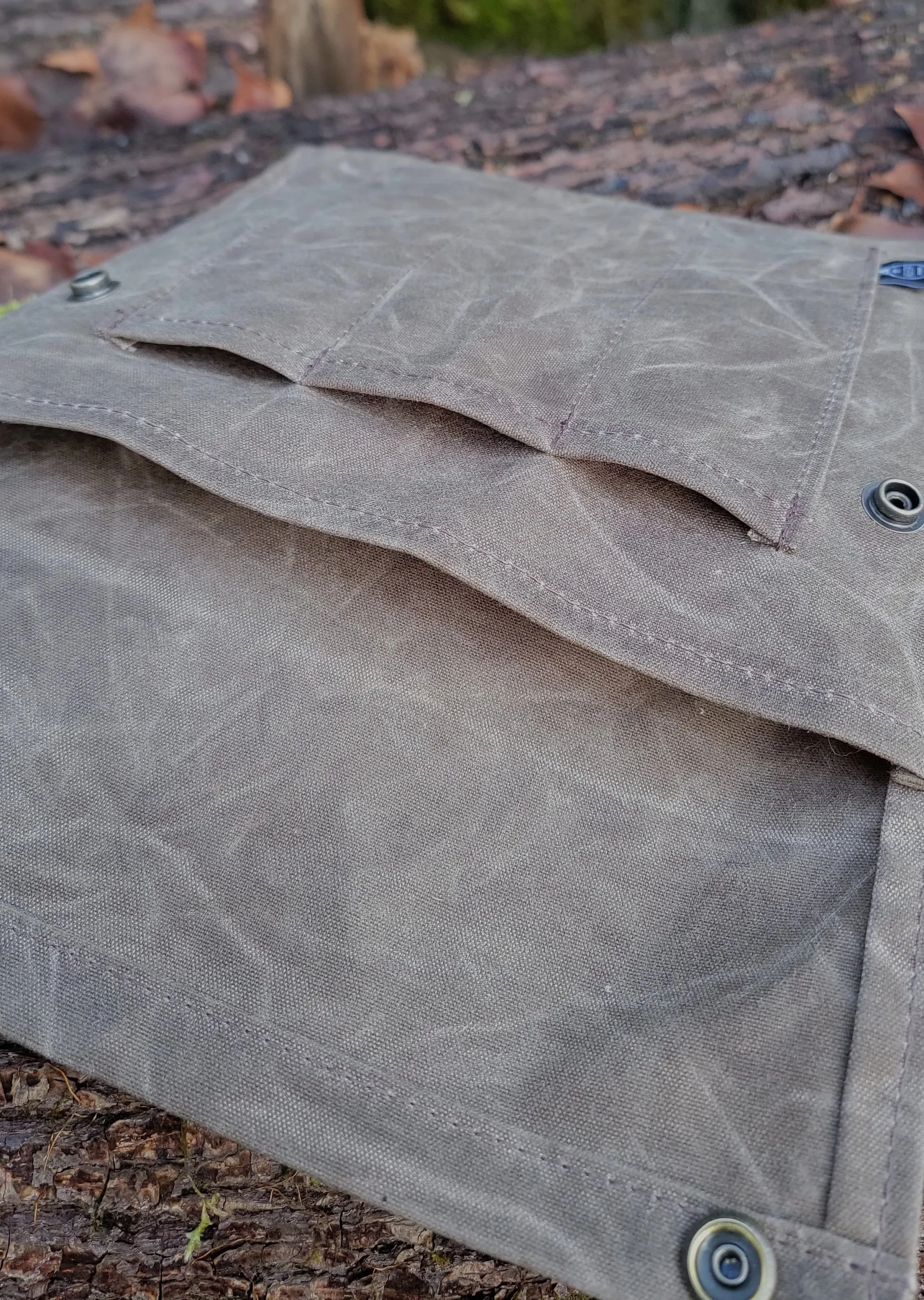 Waxed Canvas Grub Bag for keeping your dishes and utensils organized  by PNWBUSHCRAFT