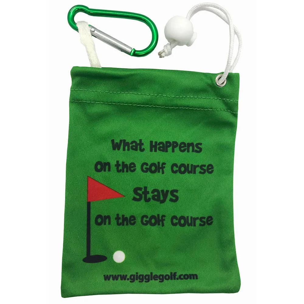 What Happens On The Golf Course Golf Tee Bag