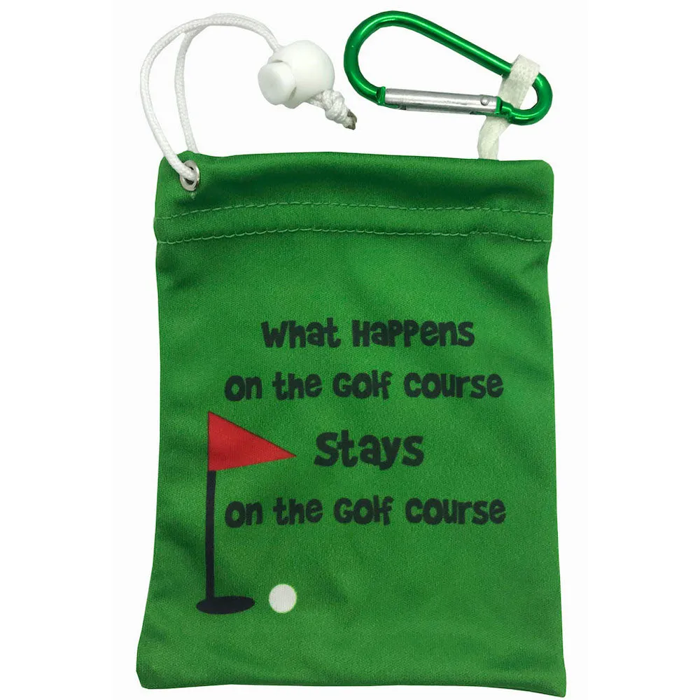 What Happens On The Golf Course Golf Tee Bag