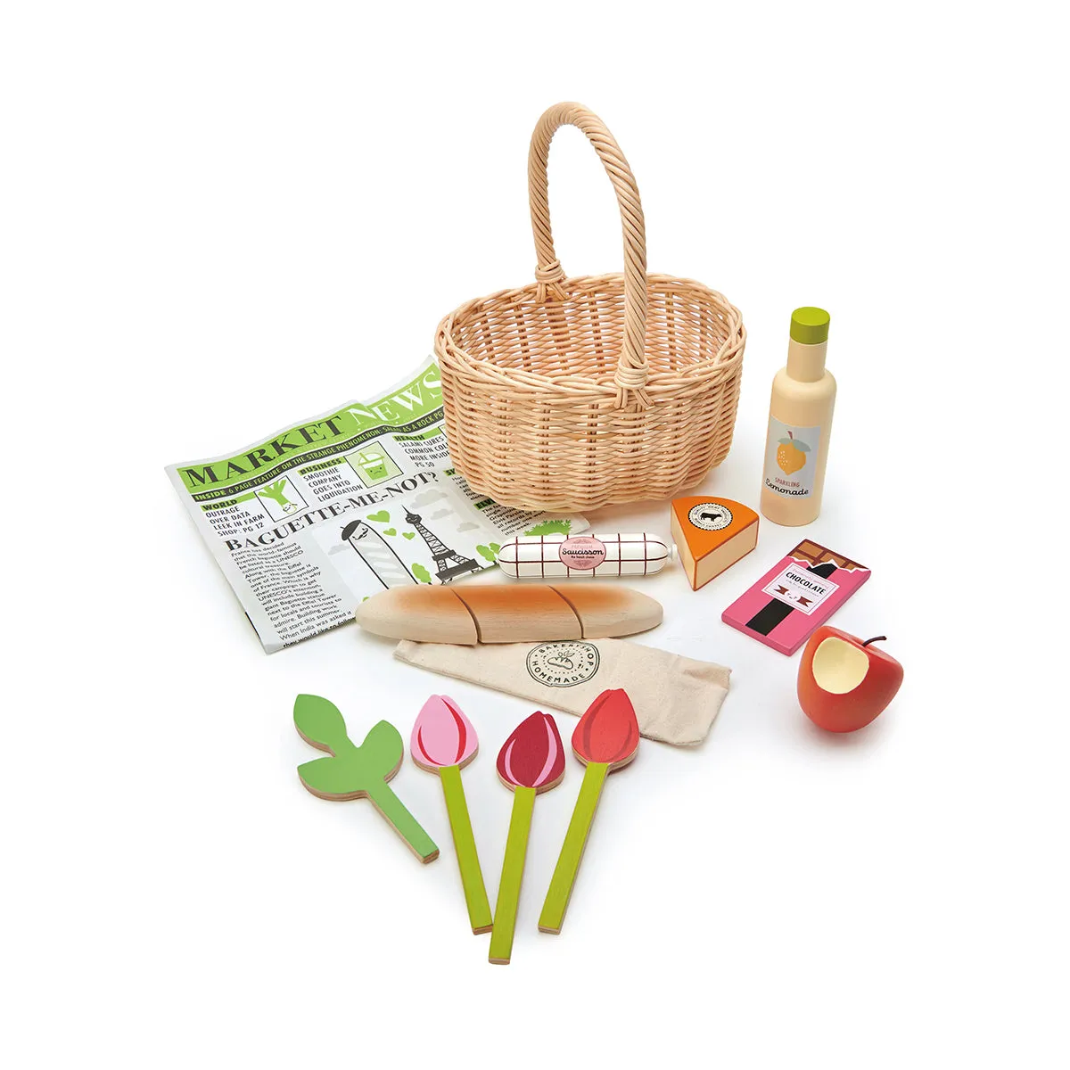 Wicker Shopping Basket