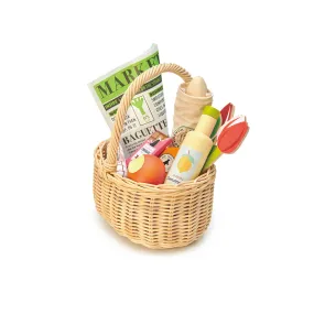 Wicker Shopping Basket