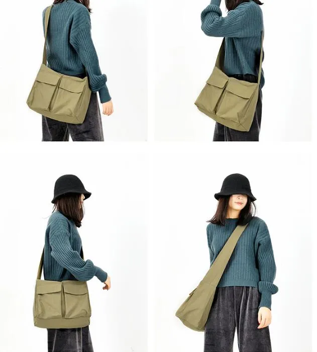 Wide Belt Casual Large Women Travel Bag Shoulder Bag