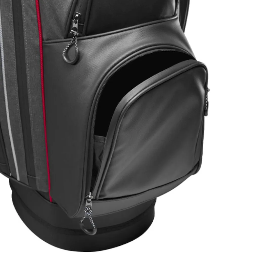 Wilson I-Lock Dry Cart Bag - Black/Red