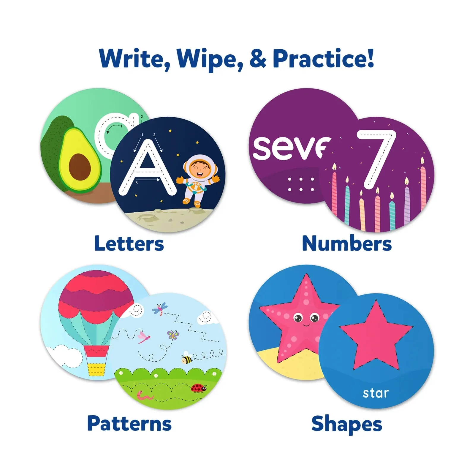 Write and Learn! -  Reusable Cards for Toddlers (ages 3-6)