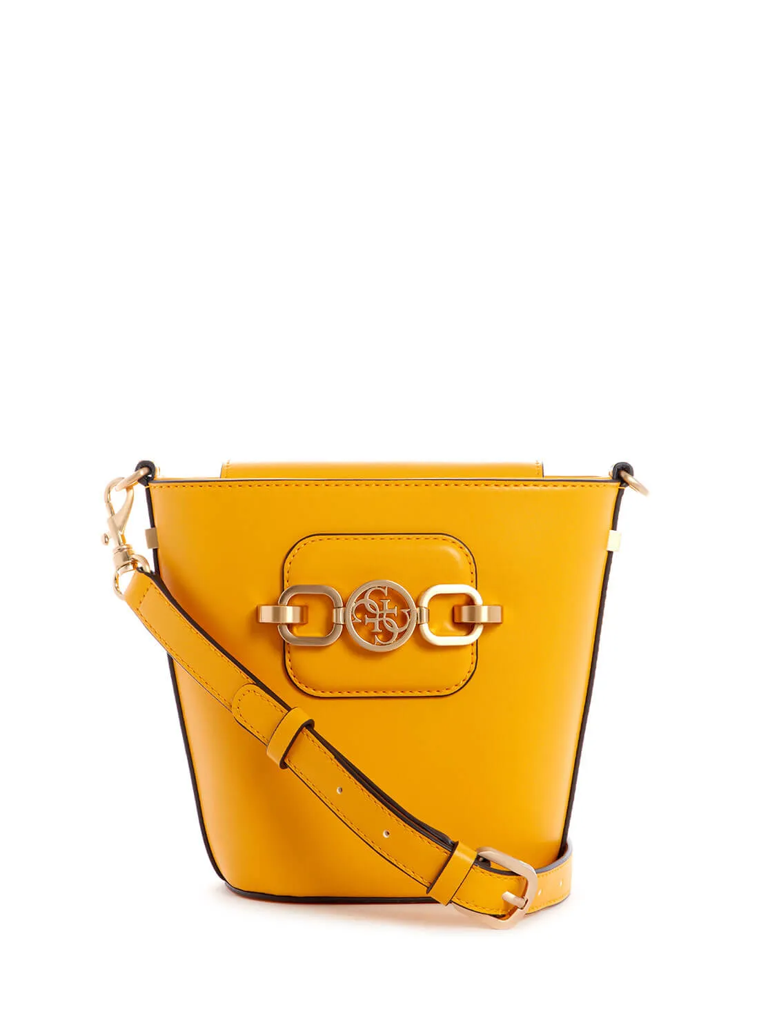 Yellow Hensely Crossbody Bucket Bag