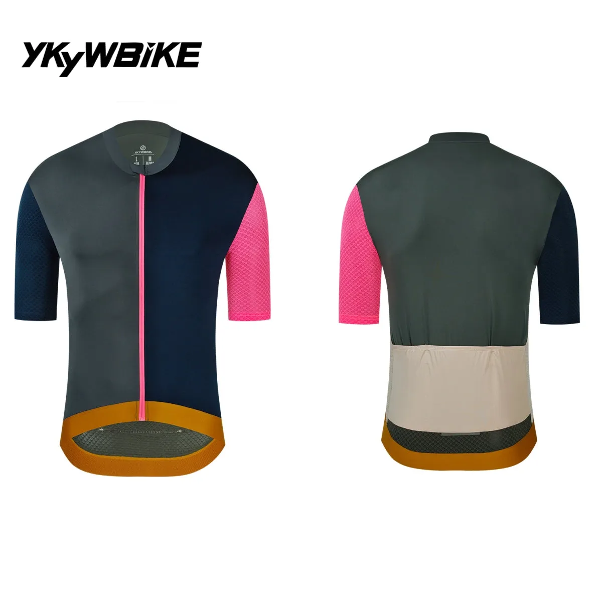 YKYW 2024 Men's New Cycling Jersey Moisture Wicking Quick Dry Multiple Color Combinations Colorblocking